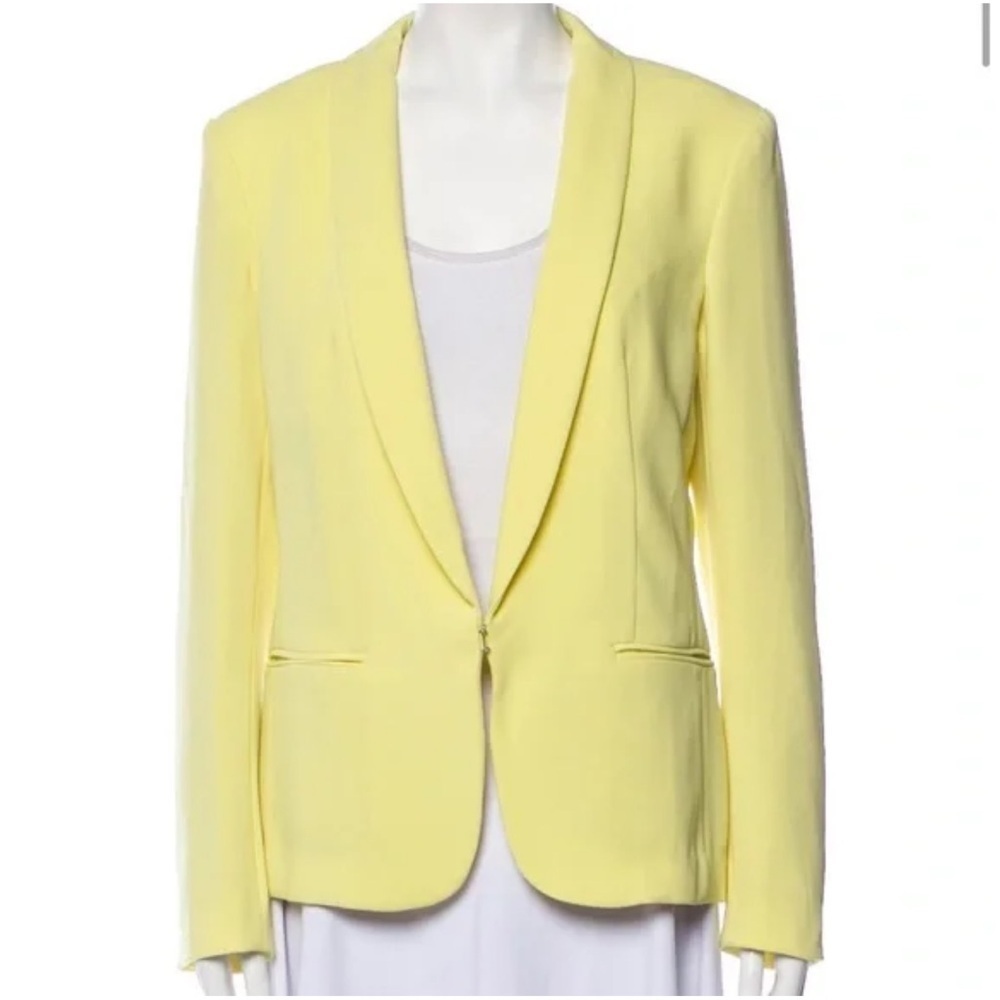 Rag & Bone Silver Tuxedo Yellow Jacket for Woman size 8